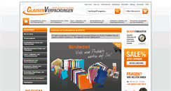 Desktop Screenshot of clausen-verpackungen.de